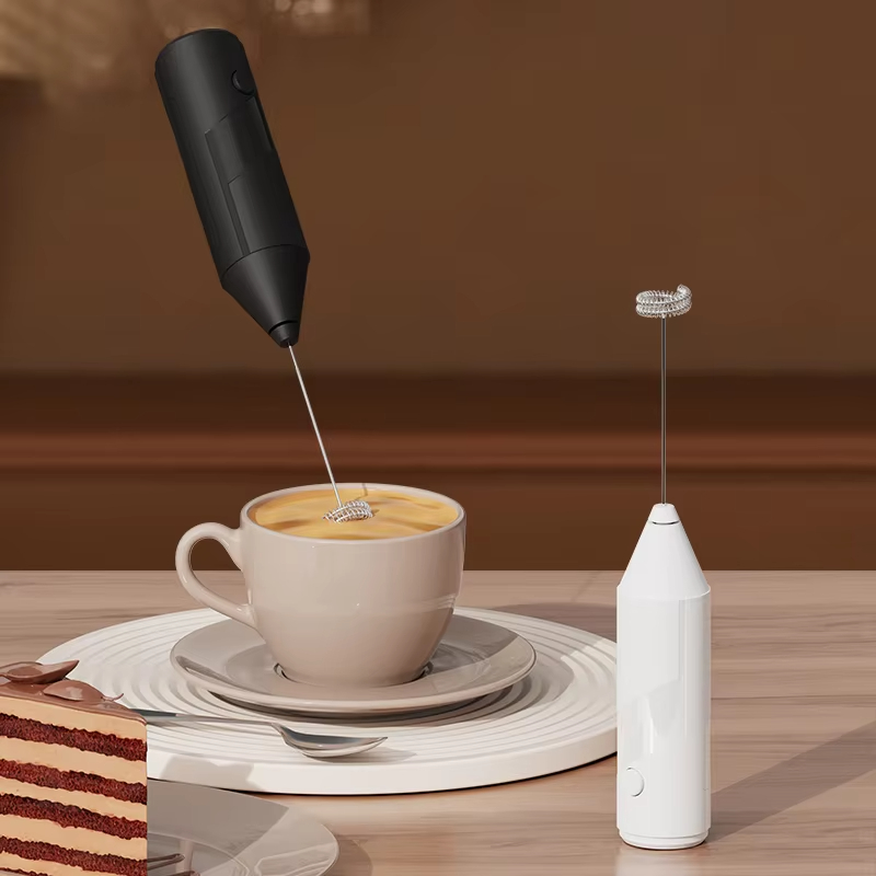 Electric Milk Frother Handheld - Handheld Milk Frother, Battery Powered, Electric