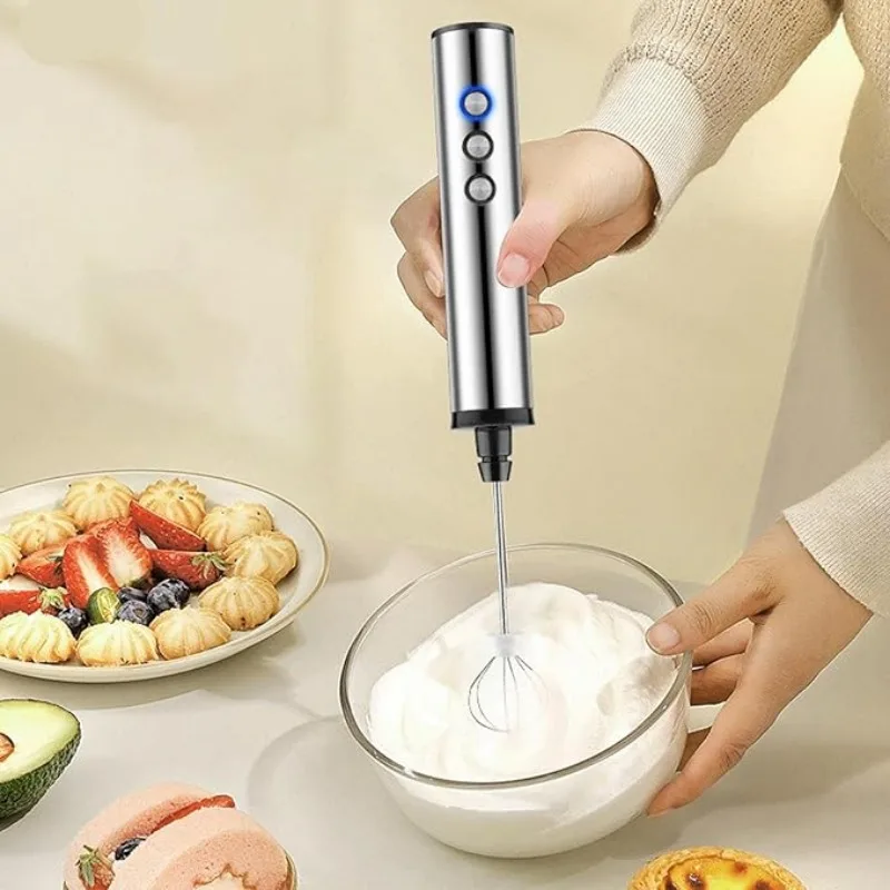 Electric Milk Frother Handheld - 3in1 Electric Handheld Milk Frother, Mini