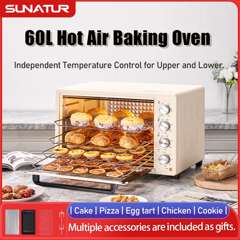 Small Appliances - SUNATUR 2200w Hot Air Circulation Oven