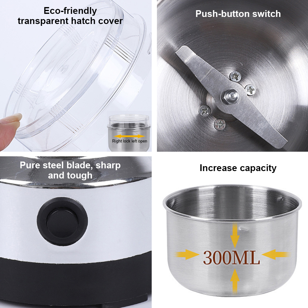Electric Coffee Grinder Stainl - đánh giá và giá Coffee Bean Grinder Electric