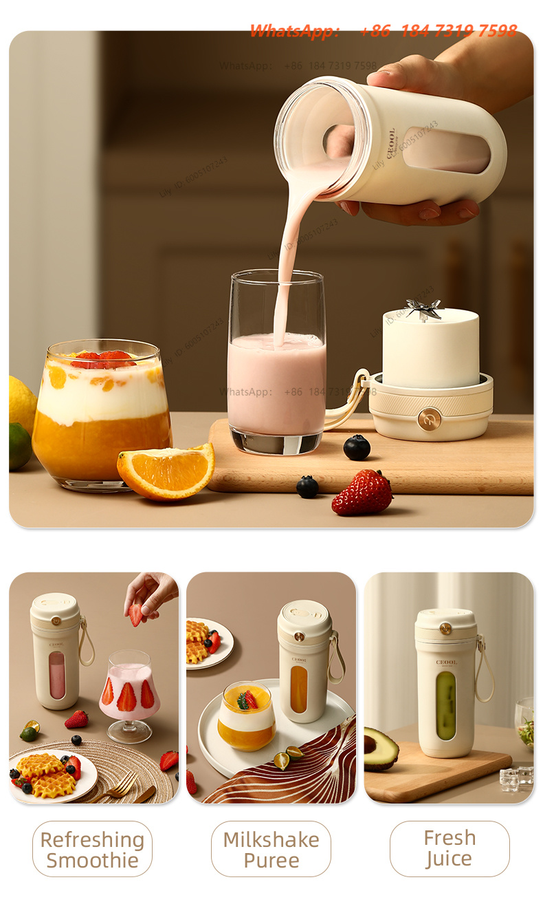 Portable Blender Electric Juic - đánh giá và giá Portable Blender Usb Rechargeable