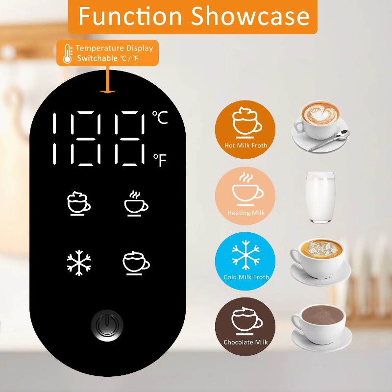5-in-1 Multifunctional Electri - đánh giá và giá Electric Milk Frother Handheld