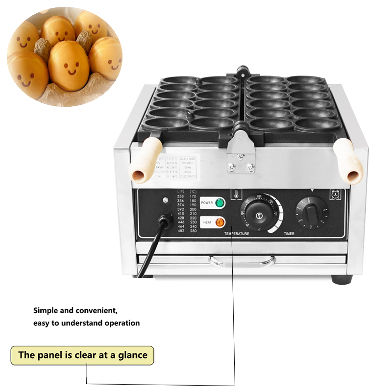 HPH2O 12 Holes Goose Egg Shape - đánh giá và giá Mini Waffle Maker Machine