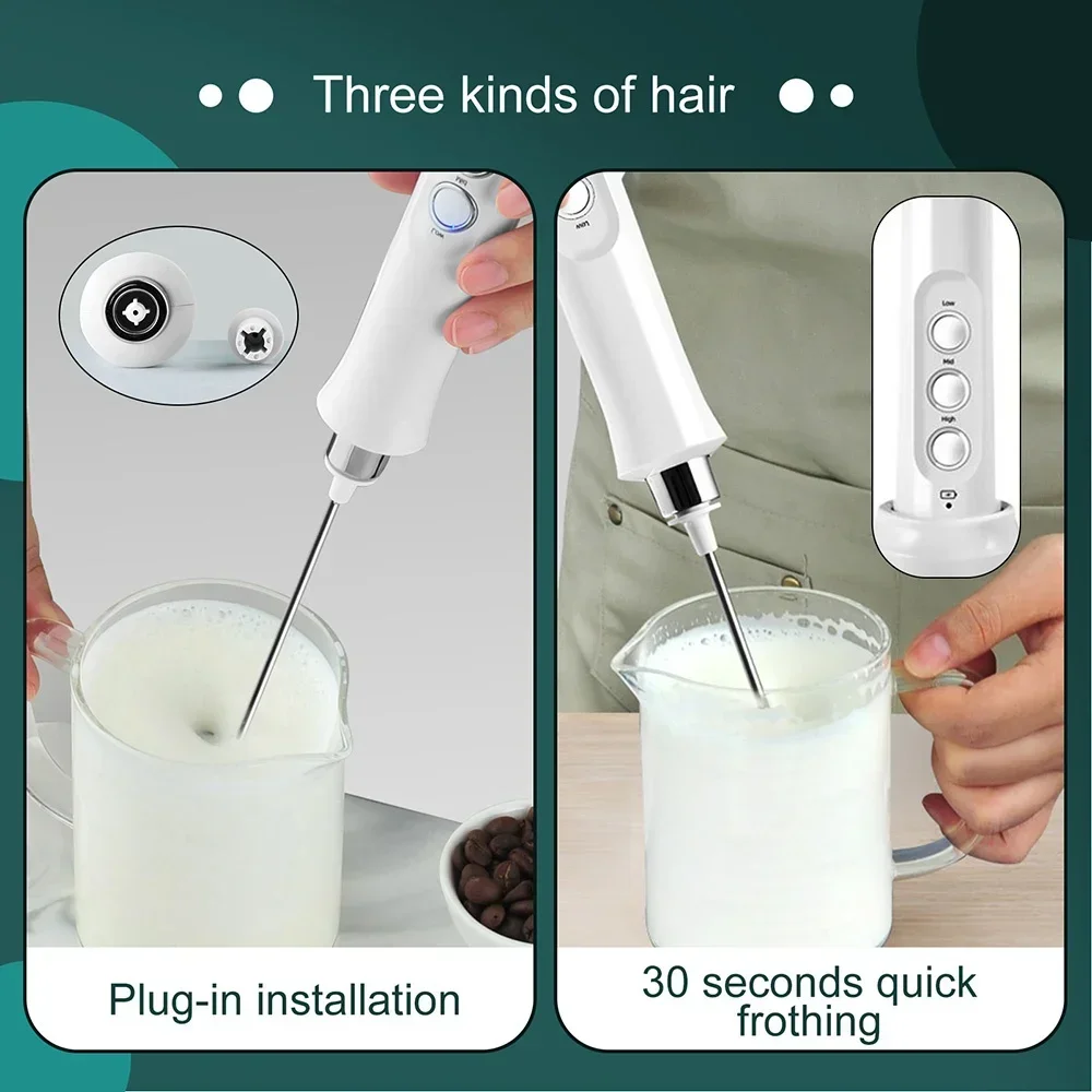 Electric Milk Frother Handheld - đánh giá và giá Portable Blender Usb Rechargeable